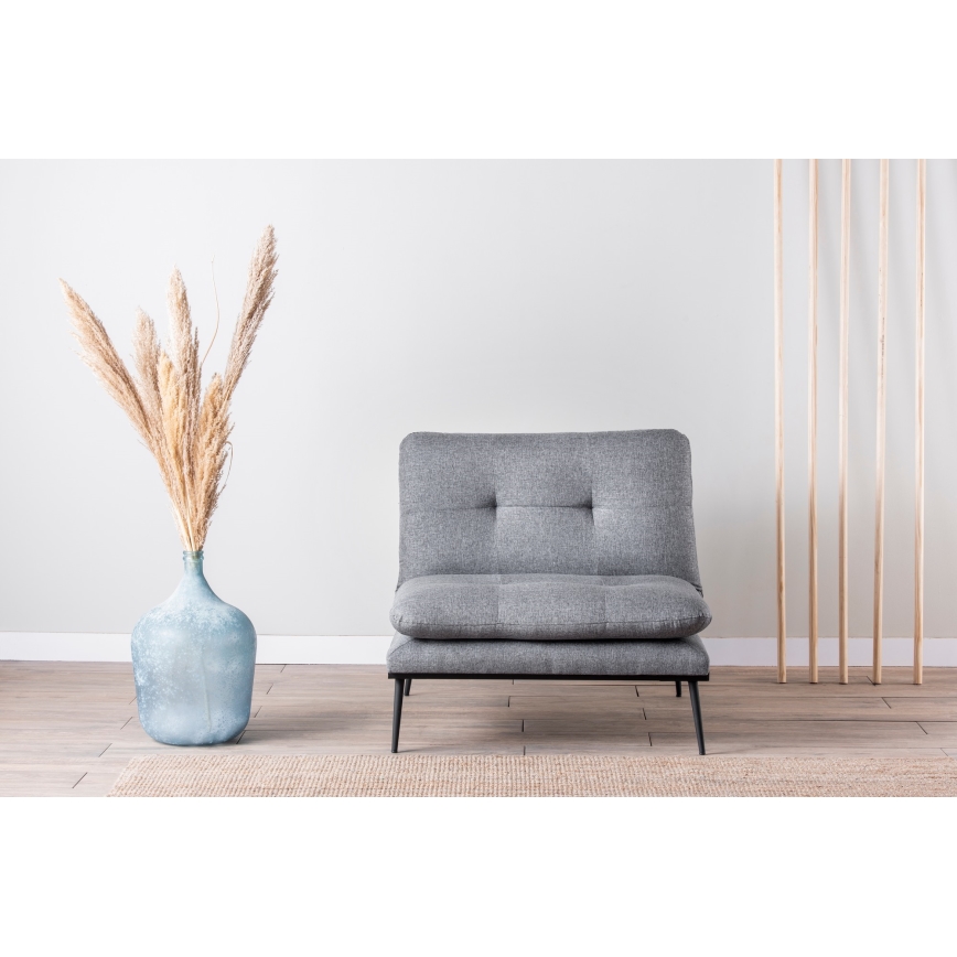 Ausklappbarer Sessel SPEAKY, grau