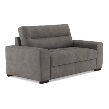 Ausklappbares Zweisitzer-Sofa COMO, grau