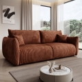 Ausklappbares zweisitziges Sofa FRIDA, braun