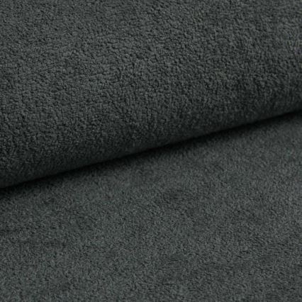 CASTELO L-Ecksofa, ausziehbar mit Schlaffunktion und Stauraum, rechts, dunkelgrau