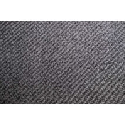 Ecksofa mit Schlaffunktion und Stauraum, universell einsetzbare U‑Ecke GRANADA dunkelgrau