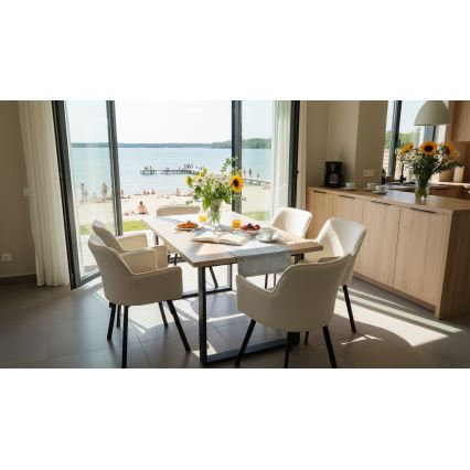 Ausziehbarer Esstisch COLIN Sonoma-Eiche