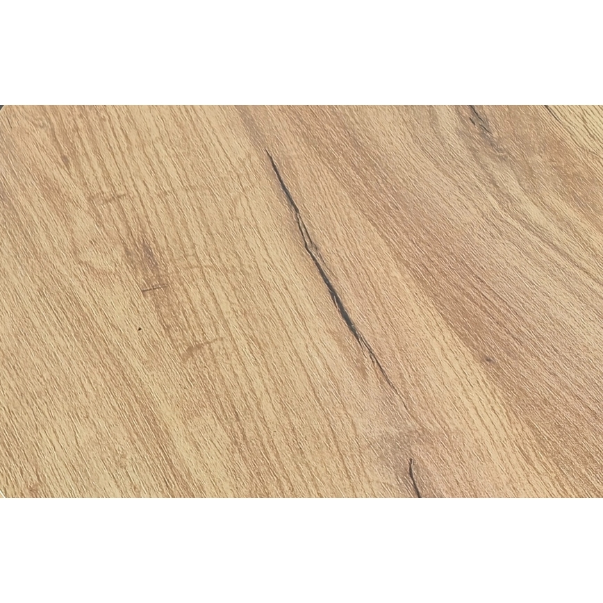 Ausziehbarer Esstisch DOMO 150/190x80 cm Eiche Craft/Schwarz