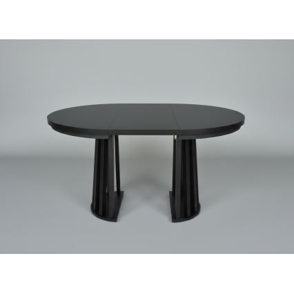 Ausziehbarer Esstisch NEXUS 100/140x77 cm schwarz
