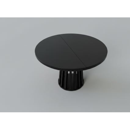 Ausziehbarer Esstisch NEXUS 100/140x77 cm schwarz