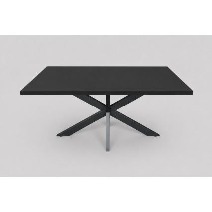 Ausziehbarer Esstisch SAMLE 150/190x80 cm schwarz