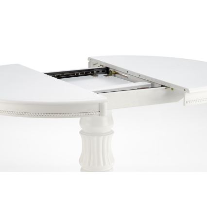 Ausziehbarer Esstisch WILLIAM, weiß