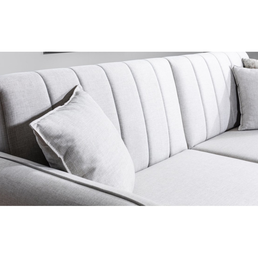Ausziehbares 2‑sitziges Sofa KITO, cremefarben
