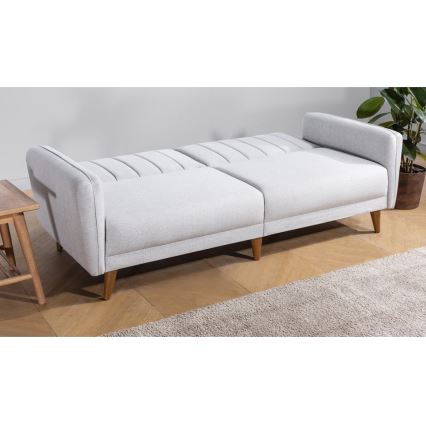 Ausziehbares 2‑sitziges Sofa KITO, cremefarben