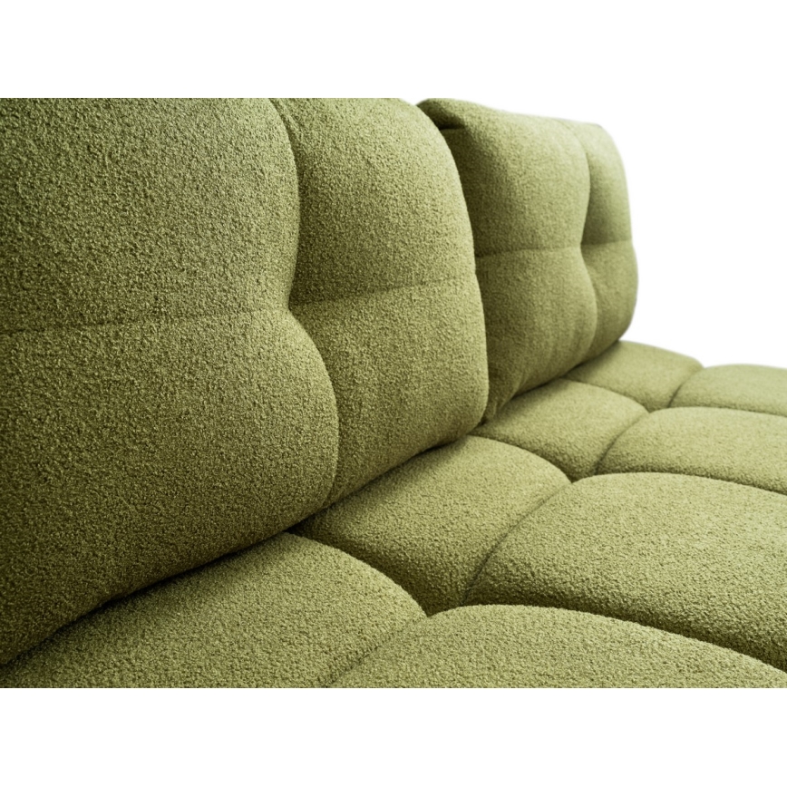 Ausziehbares 3-sitziges Sofa mit Stauraum NUORO, grün