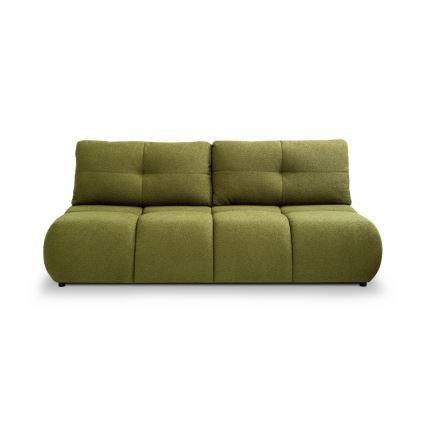 Ausziehbares 3-sitziges Sofa mit Stauraum NUORO, grün