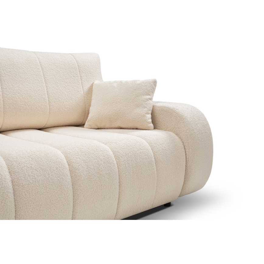 Ausziehbares 3‑Sitzer-Sofa DESIO, Beige