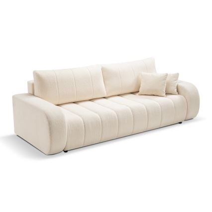 Ausziehbares 3‑Sitzer-Sofa DESIO, Beige