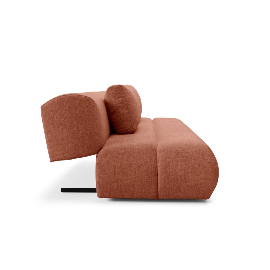 Ausziehbares Dreisitzer-Sofa FANO, braun
