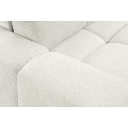 Ausziehbares, gepolstertes 3‑Sitzer‑Sofa ALMADA mit Stauraum, beige