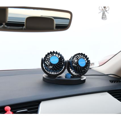 Auto-Armaturenbrett-Ventilator mit USB 3W/5V schwarz