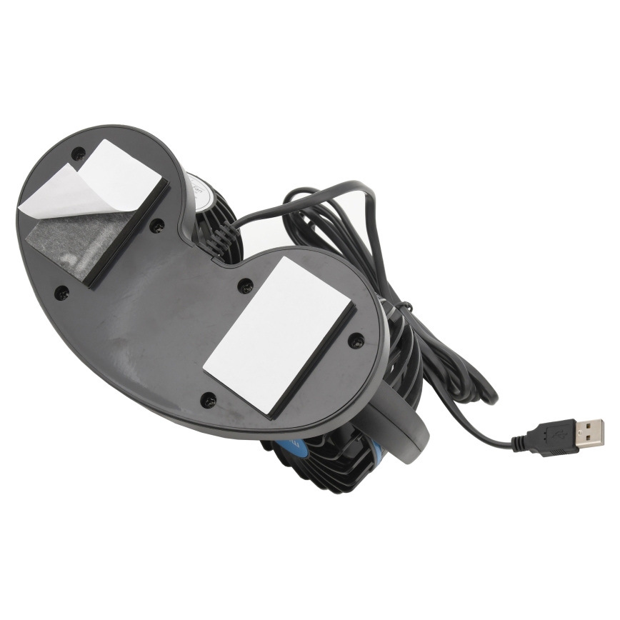 Auto-Armaturenbrett-Ventilator mit USB 3W/5V schwarz