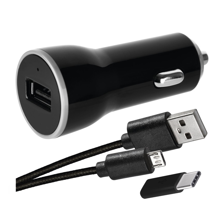 Auto-Ladegerät 2,1A + Micro-USB-Kabel