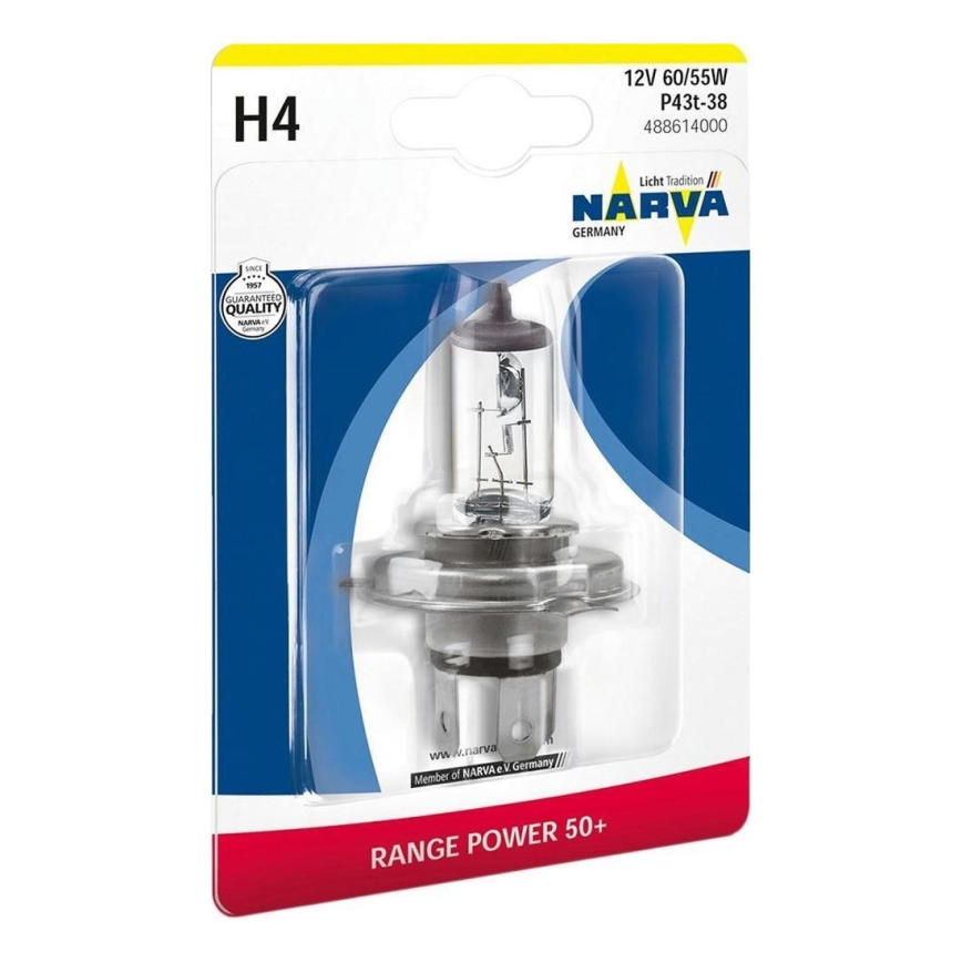 Auto-Lampe H4 P43t-38/60/55W/12V - Narva 48861RPNVAB1