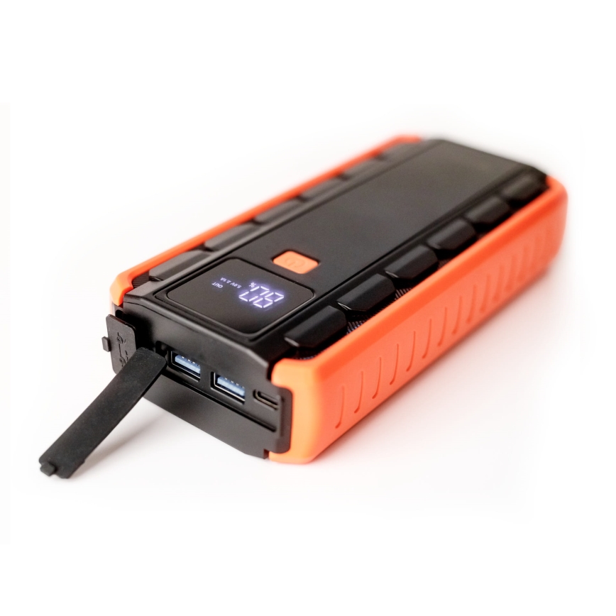 Auto-Starthilfe-Set 1000A mit Powerbank 12000 mAh PD 10W und LED-Taschenlampe