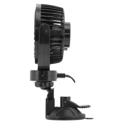 Auto-Ventilator mit Saugnapf 7W/12V schwarz