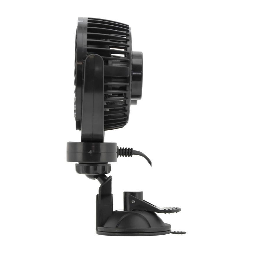 Auto-Ventilator mit Saugnapf 7W/12V schwarz