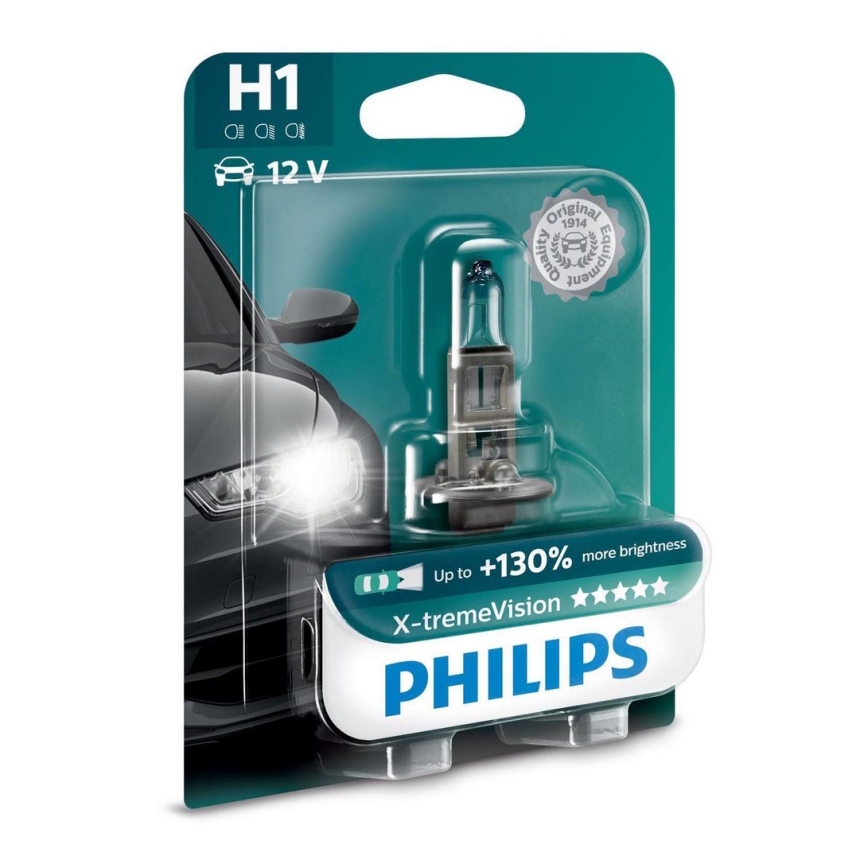 Autoglühlampe Philips X-TREME VISION 12258XVB1 H1 P14,5s/55W/12V