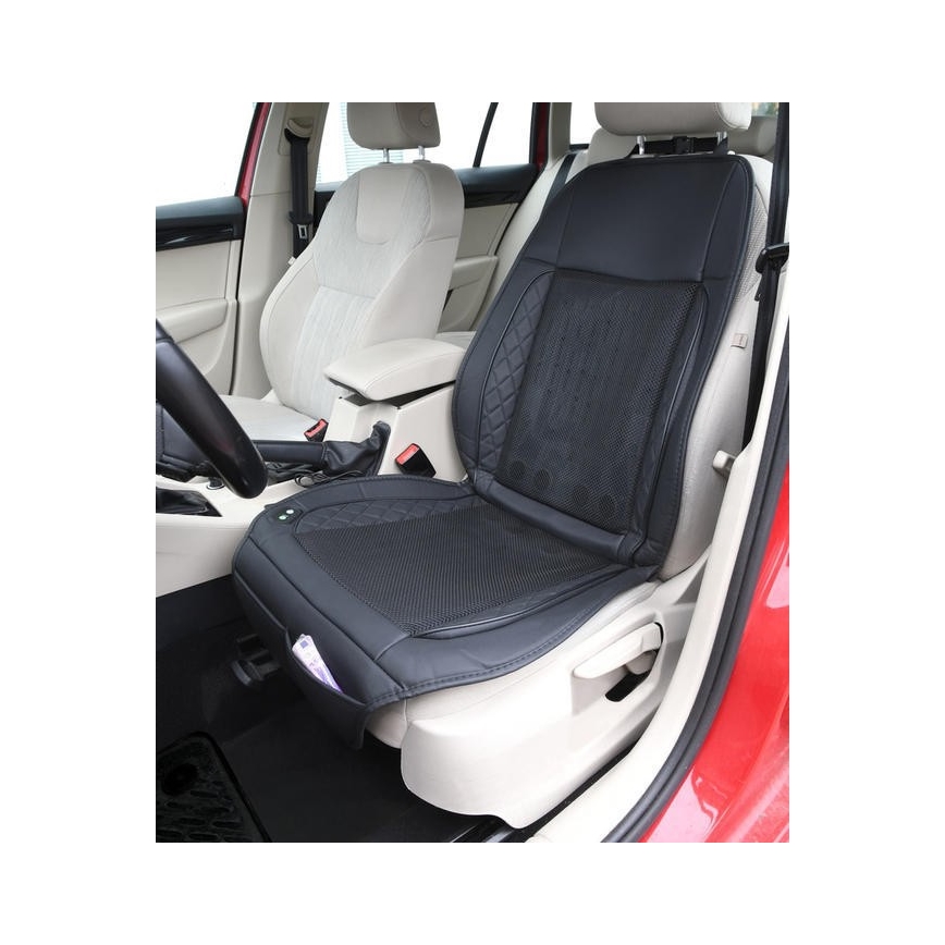 Autositzbezug mit Belüftung 10W/12V schwarz