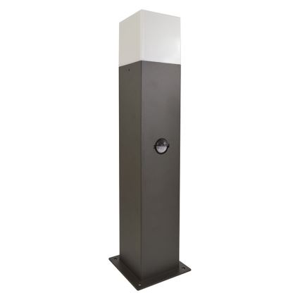 Auβenleuchte mit Sensor NEW YORK 1xE27/12W/230V IP44 44 cm anthrazit