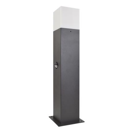 Auβenleuchte mit Sensor NEW YORK 1xE27/12W/230V IP44 44 cm anthrazit