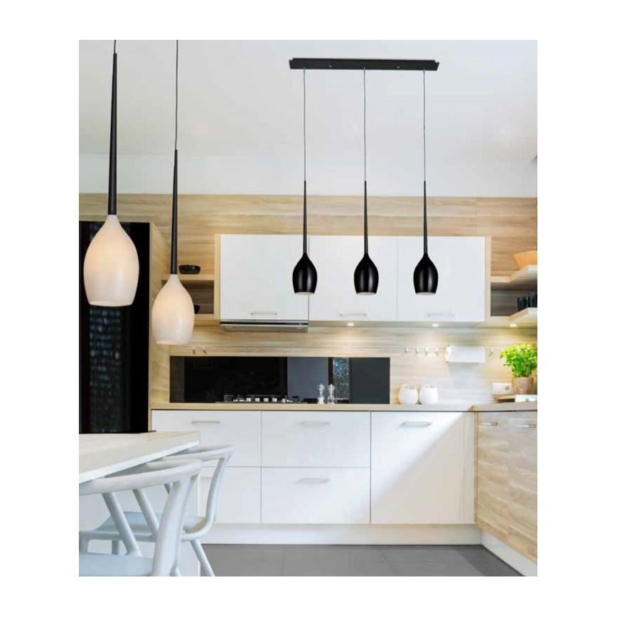 Azzardo AZ0100 - Hängeleuchte IZZA 4xE14/40W/230V