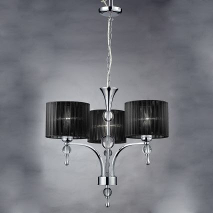 Azzardo AZ0498 - Kronleuchter an der Kette IMPRESS 3xE27/60W/230V