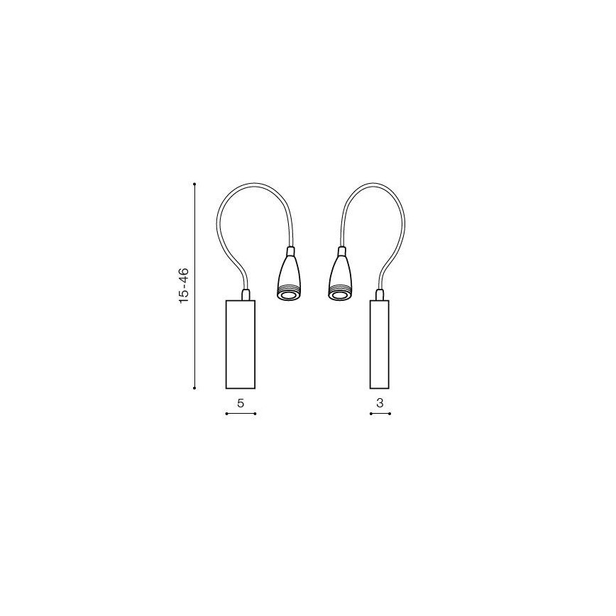 Azzardo AZ1548 - LED-Badezimmer-Wandspot VERONICA LED/3W/230V IP44