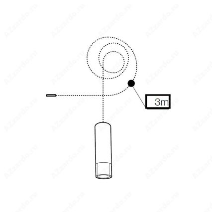 Azzardo AZ3457 - Vorhang ZIKO 1xG9/40W/230V