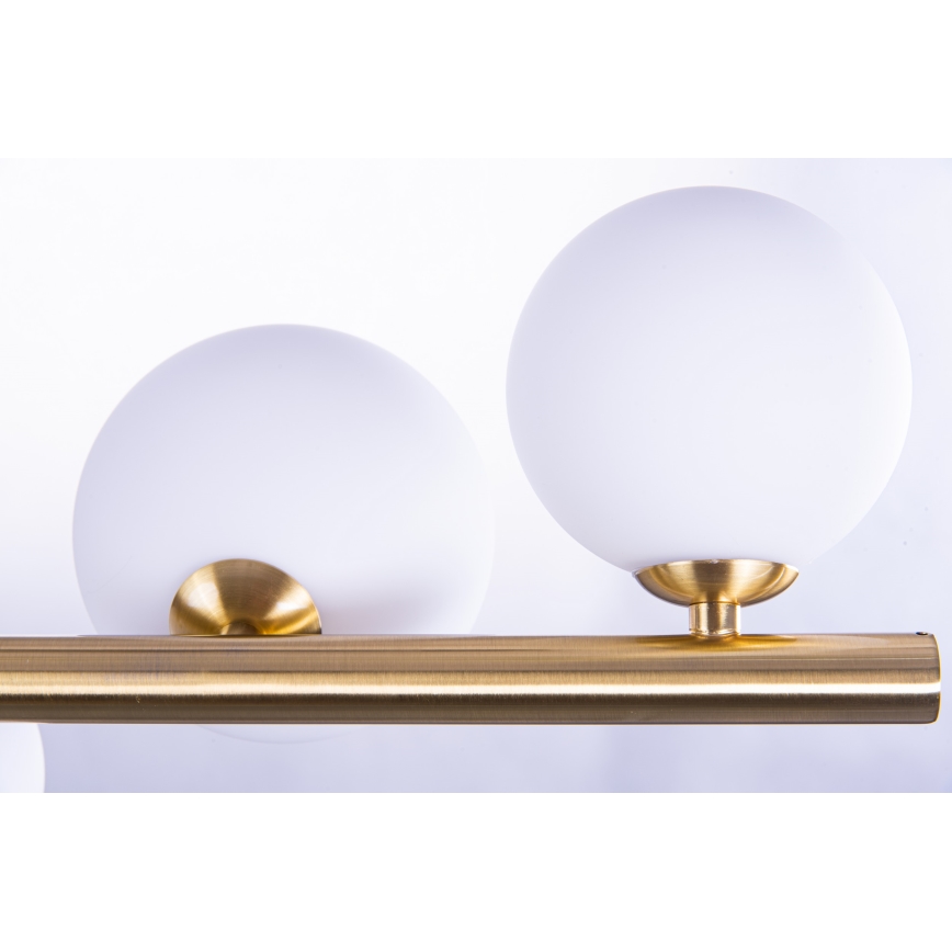 Azzardo AZ4409 - Hängeleuchte an Kabel SYBILLA 7xG9/25W/230V goldfarben