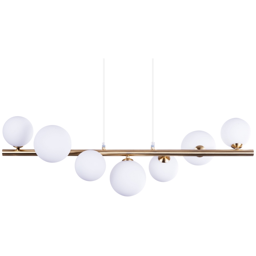 Azzardo AZ4409 - Hängeleuchte an Kabel SYBILLA 7xG9/25W/230V goldfarben