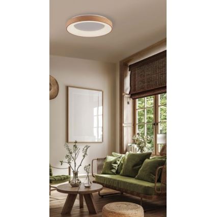 Azzardo AZ4989 - LED-Deckenleuchte SANTANA LED/30W/230V braun