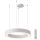 Azzardo AZ5049 - Dimmbare LED-Hängeleuchte an Schnur MARCO LED/80W/230V weiß + Fernbedienung