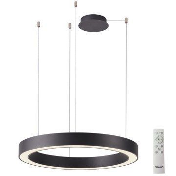 Azzardo AZ5050 - Dimmbare LED-Hängeleuchte an Schnur MARCO LED/80W/230V schwarz + Fernbedienung