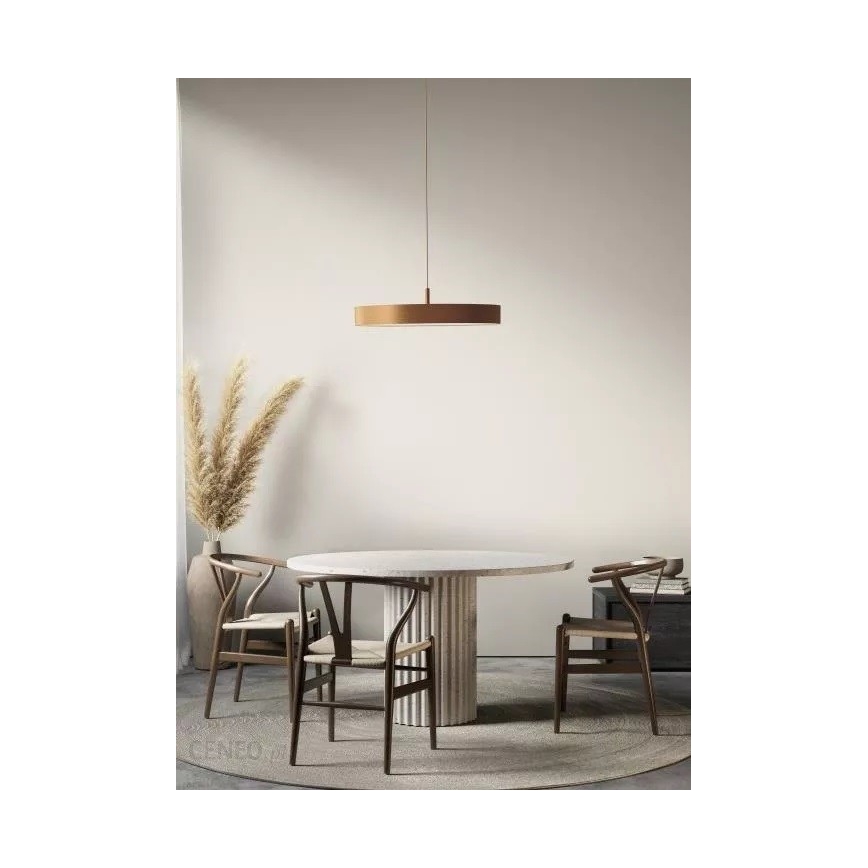 Azzardo AZ5089 - Dimmbare LED-Hängeleuchte an Schnur MARCELLO LED/30W/230V golden + Fernbedienung