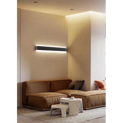 Azzardo AZ5341 - LED Wandleuchte GALASSO LED/36W/230V 110 cm Schwarz