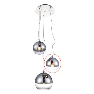 Azzardo - Ersatzglas für Hängeleuchte BALL - klein d 18 cm