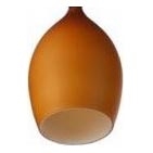 Azzardo - Ersatzglas für Hängeleuchte IZZA - gelb d 13 cm
