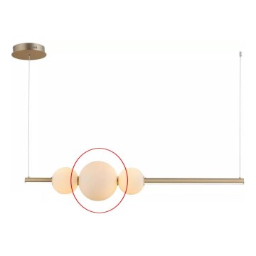 Azzardo - Ersatzglas für Hängeleuchte SANDRA weiß - groß d 22 cm