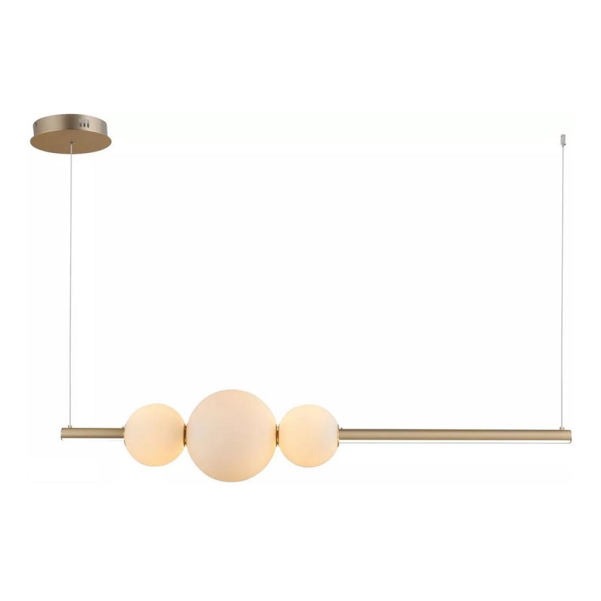 Azzardo - Ersatzglas für Hängeleuchte SANDRA weiß - klein d 15 cm