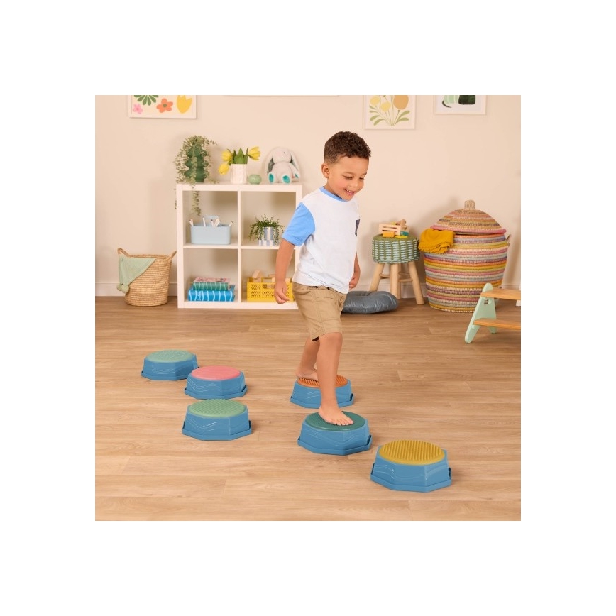 B-Toys - Balance-Steine für Kinder BALANCE & HOP 6 Stk.