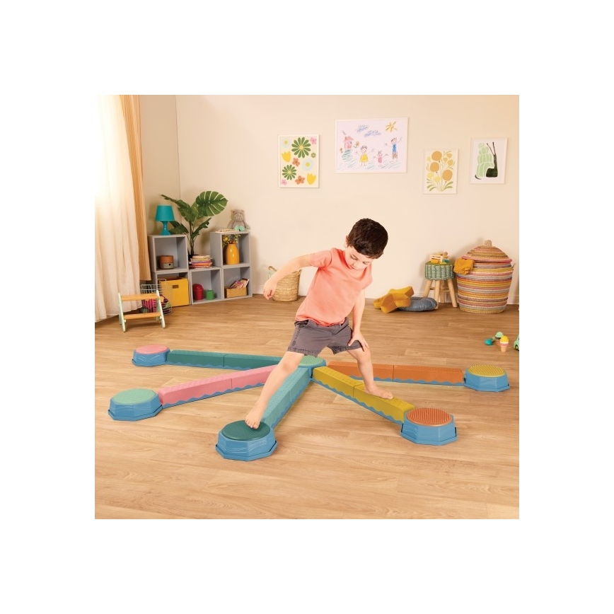 B-Toys - Balance-Steine für Kinder BALANCE & HOP 6 Stk.