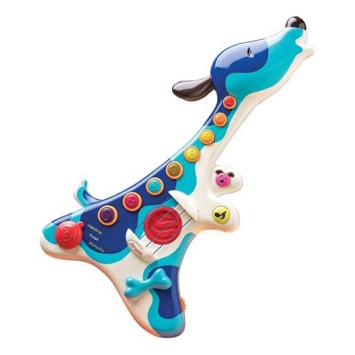 B-Toys - E-Gitarre für Kinder Hund Woofer 3xAA