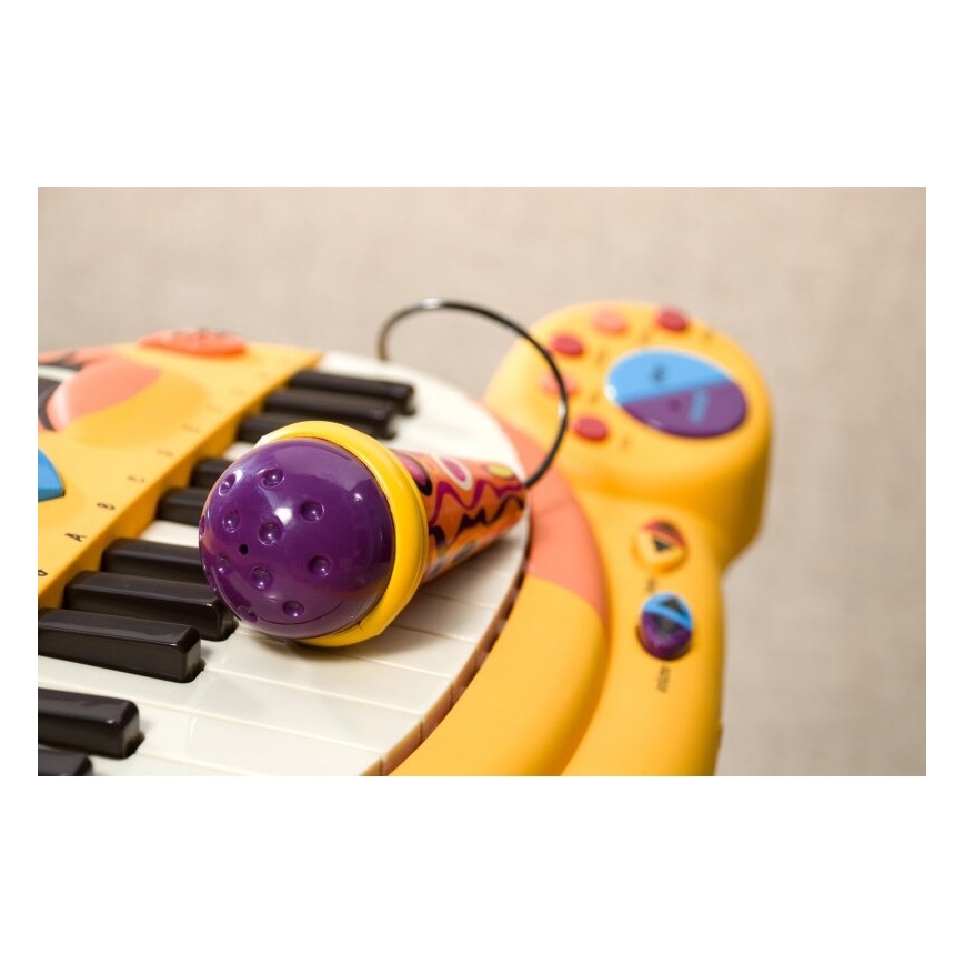 B-Toys - Klavier mit Mikrophon für Kinder Katze 4xAA