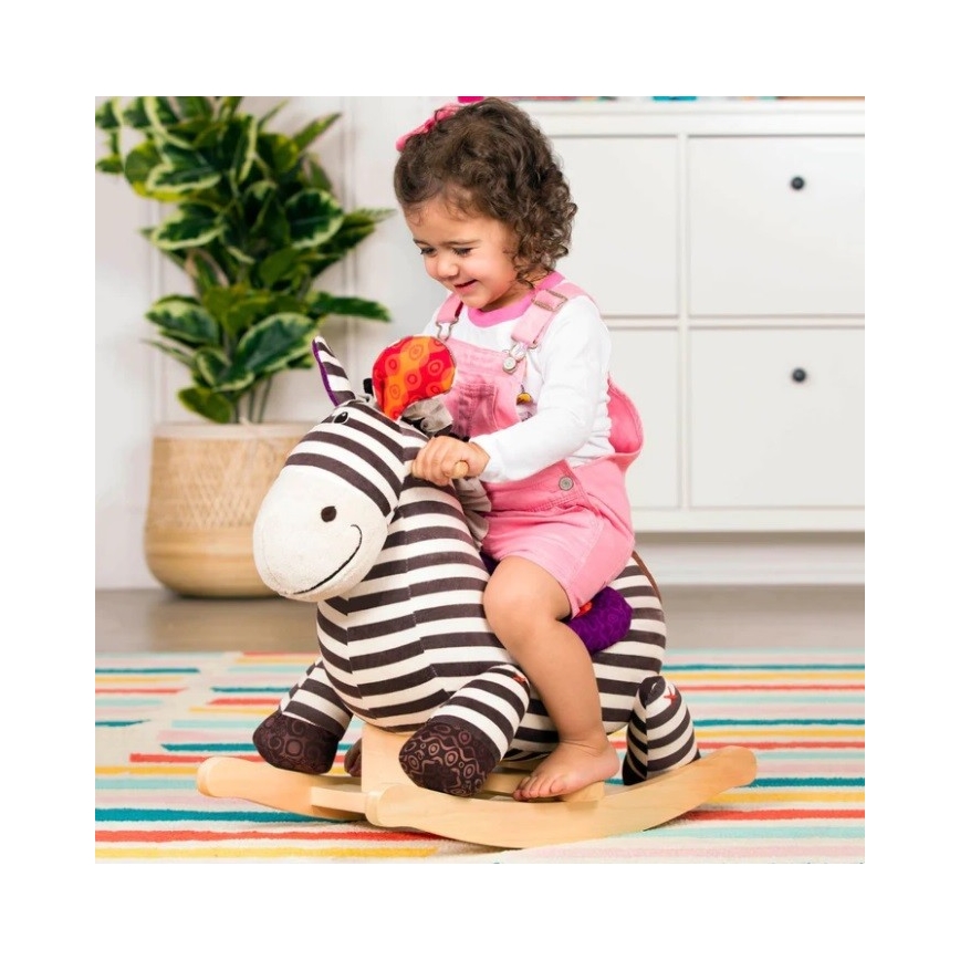 B-Toys - Zebra-Schaukeltier KAZOO Pappel